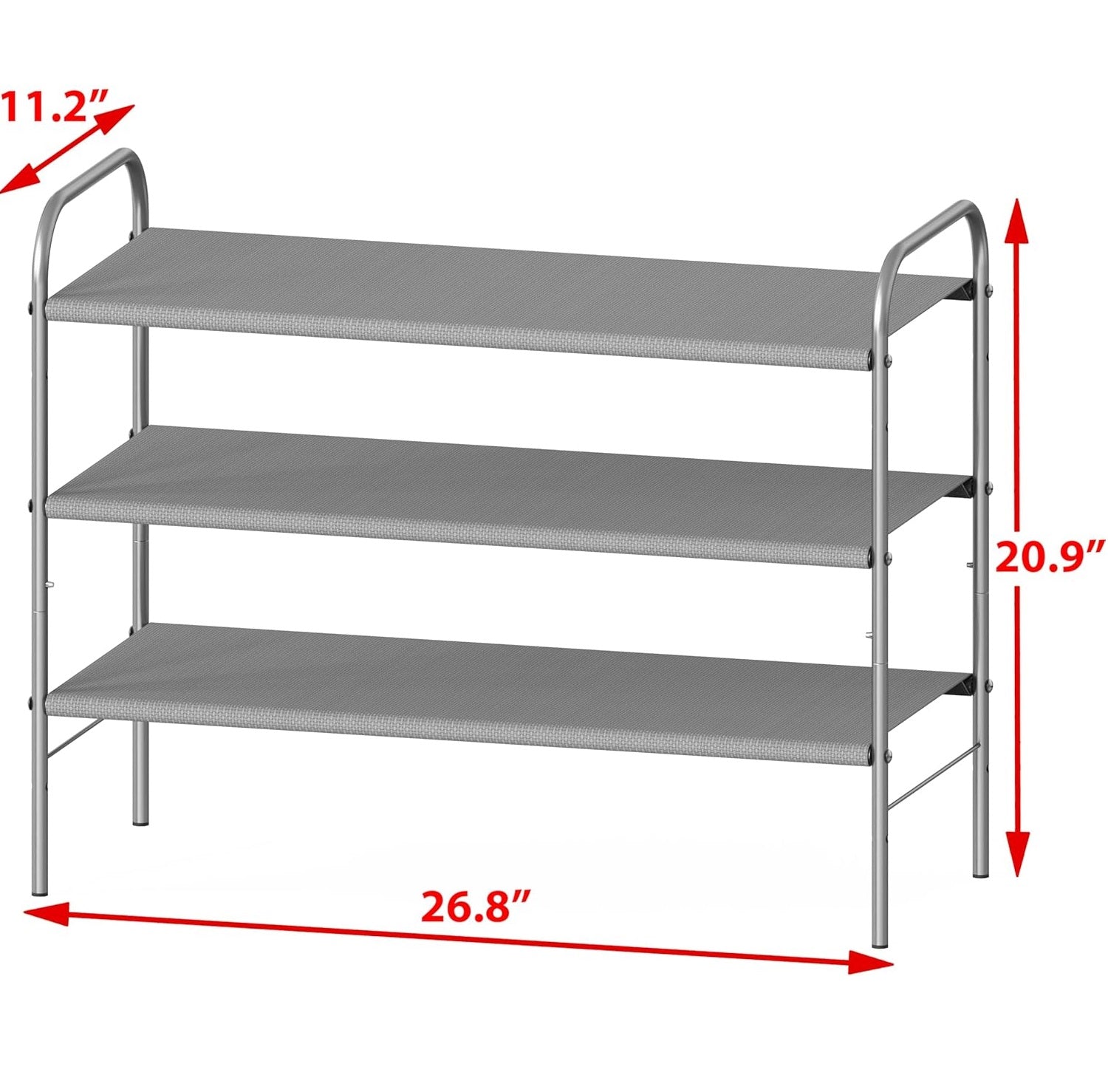 3-Tier Shoe Rack Storage Organizer