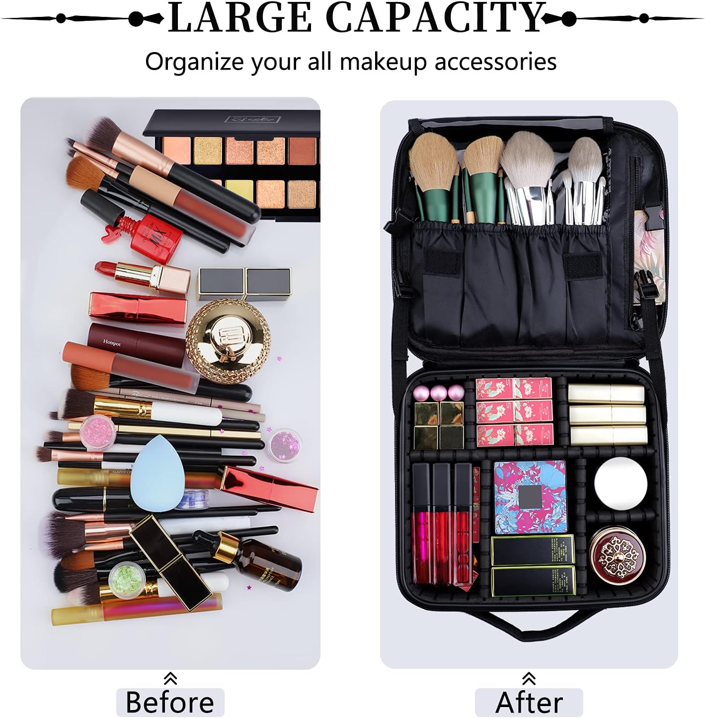 Portable Makeup Organizer Bag