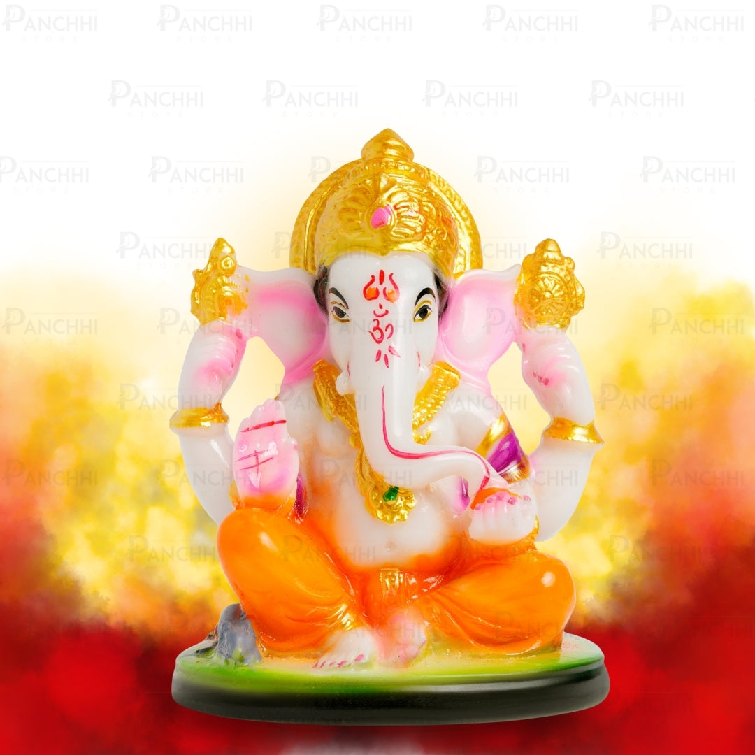 Ganesha Idol for Car Dashboard & Home Decor