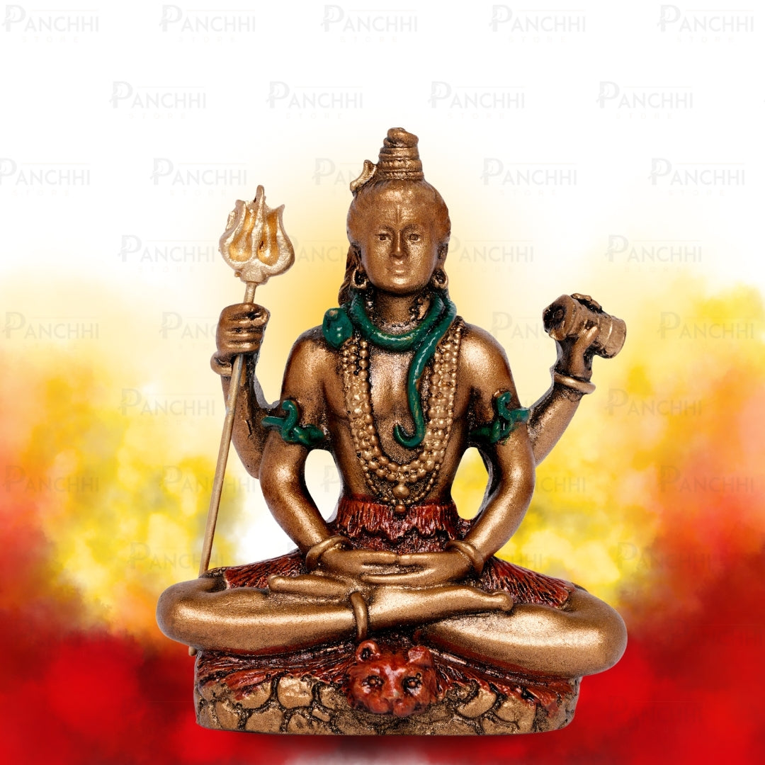 Lord Shiva Idol for Car Dashboard & Home Decor