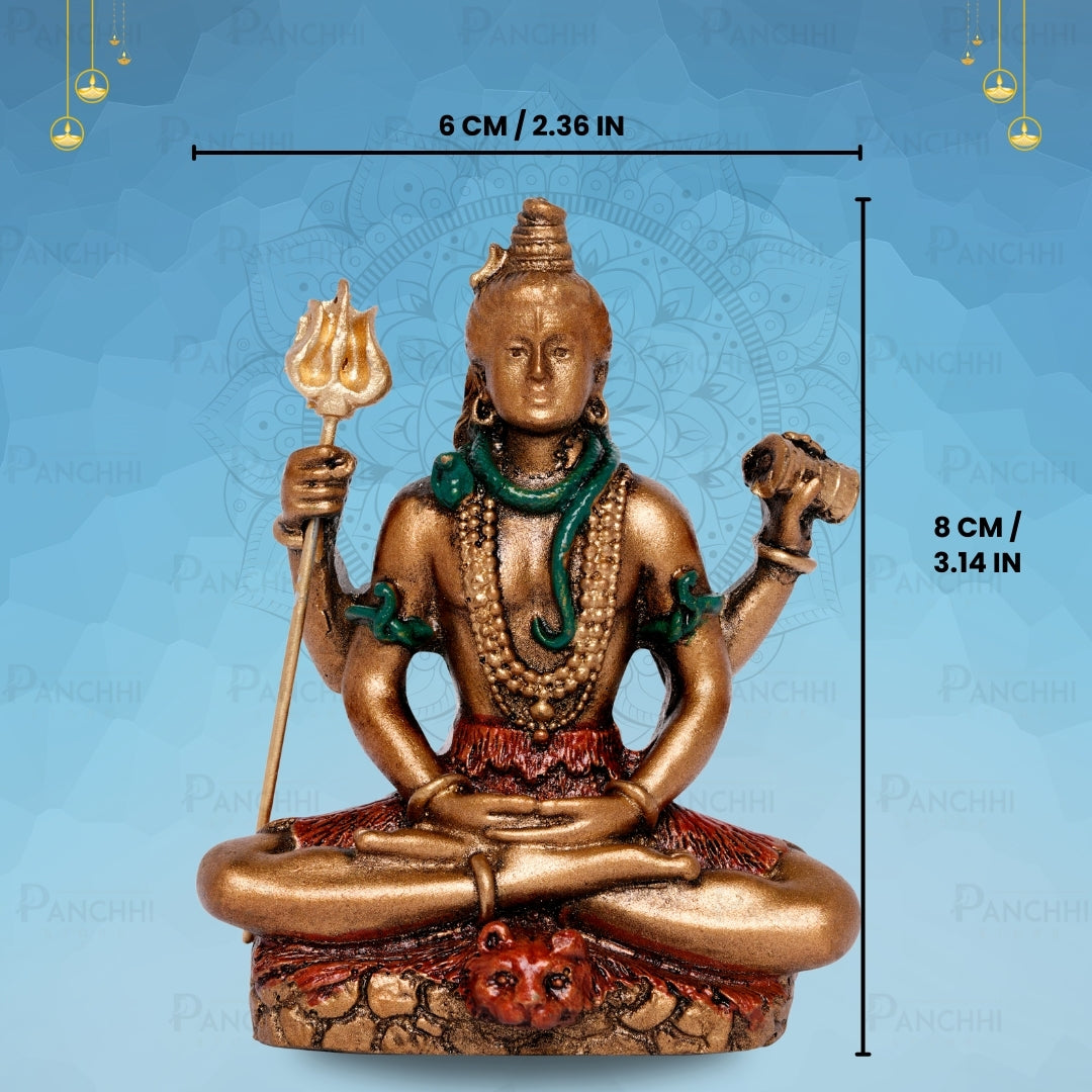 Lord Shiva Idol for Car Dashboard & Home Decor