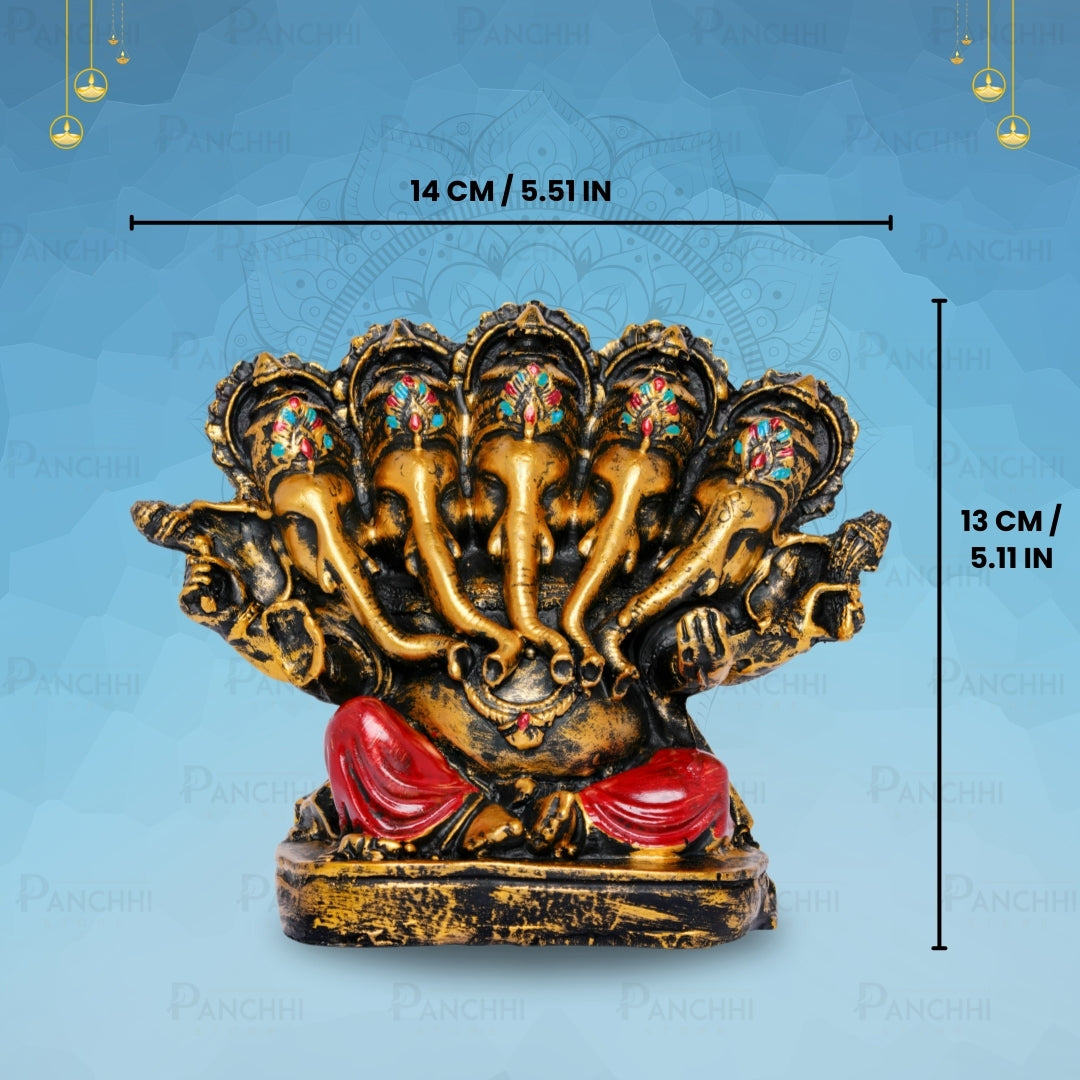 Ganesha Idol for Car Dashboard & Home Decor