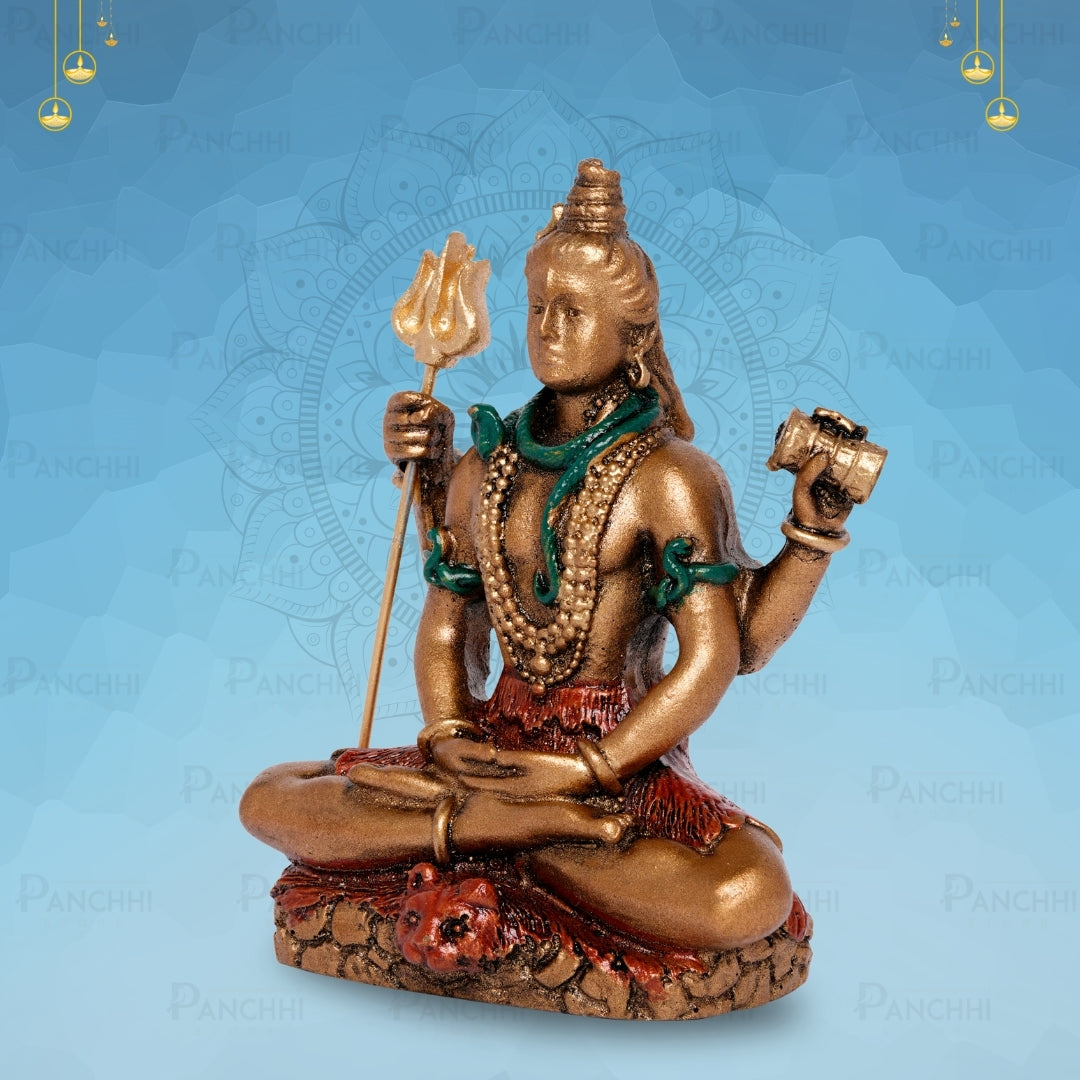 Lord Shiva Idol for Car Dashboard & Home Decor