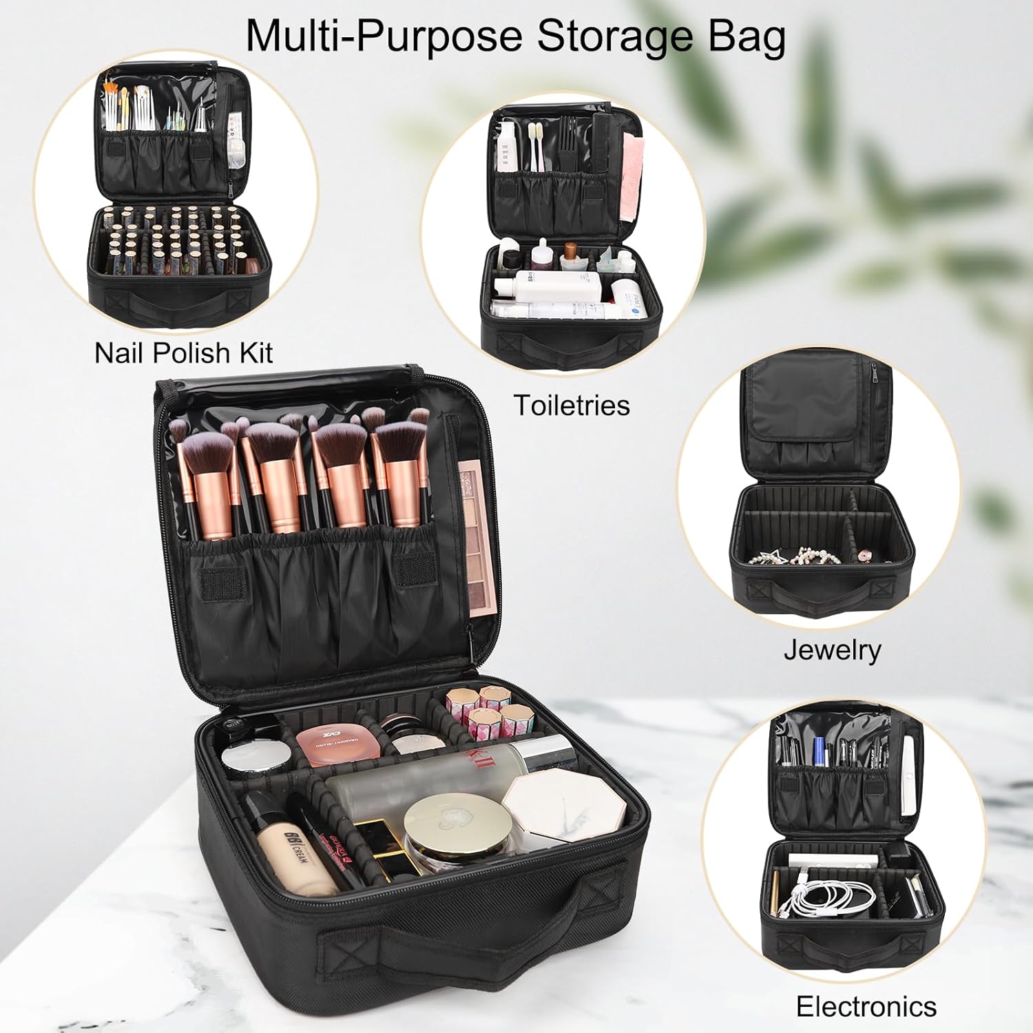 Portable Makeup Organizer Bag