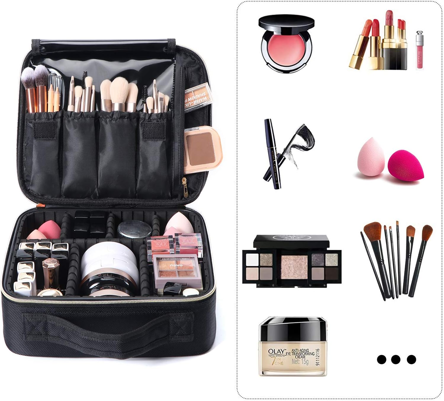 Portable Makeup Organizer Bag