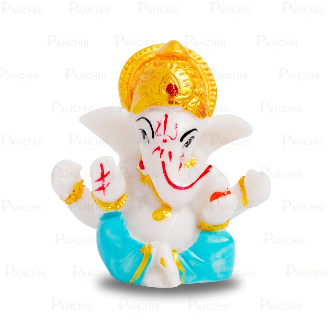 Ganesha Idol for Car Dashboard & Home Decor