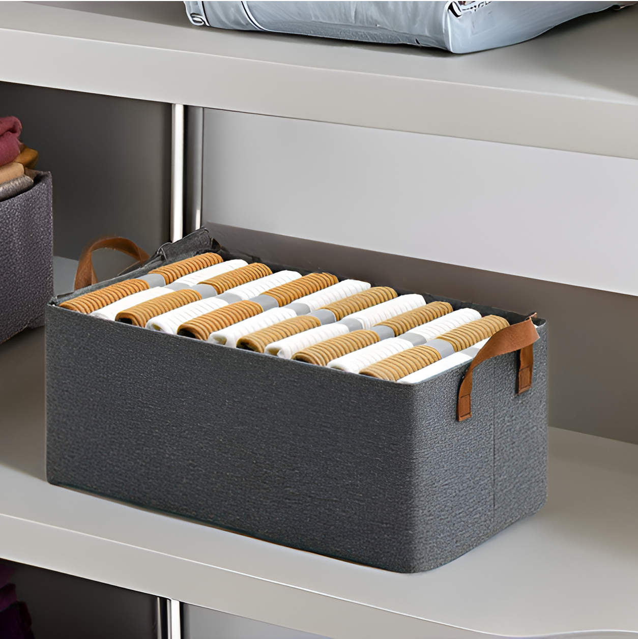 Clothes Storage Baskets for Wardrobe