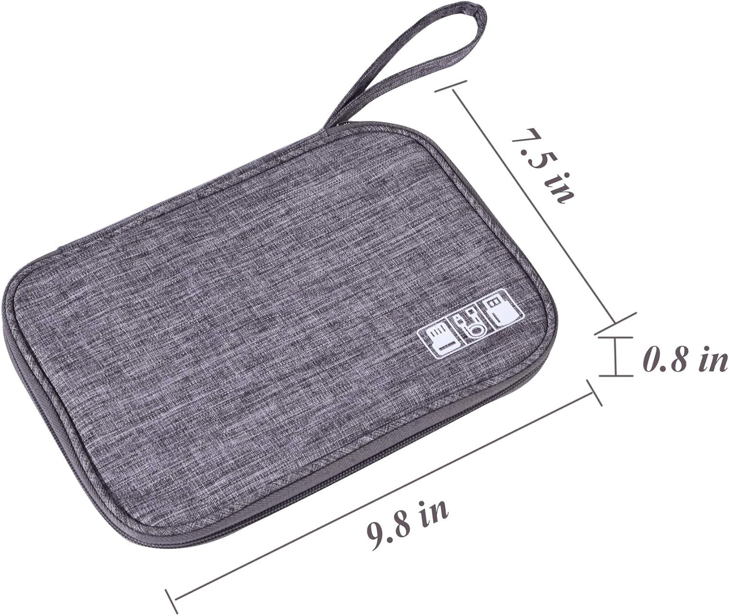 Electronics Accessories Organizer Pouch - Grey