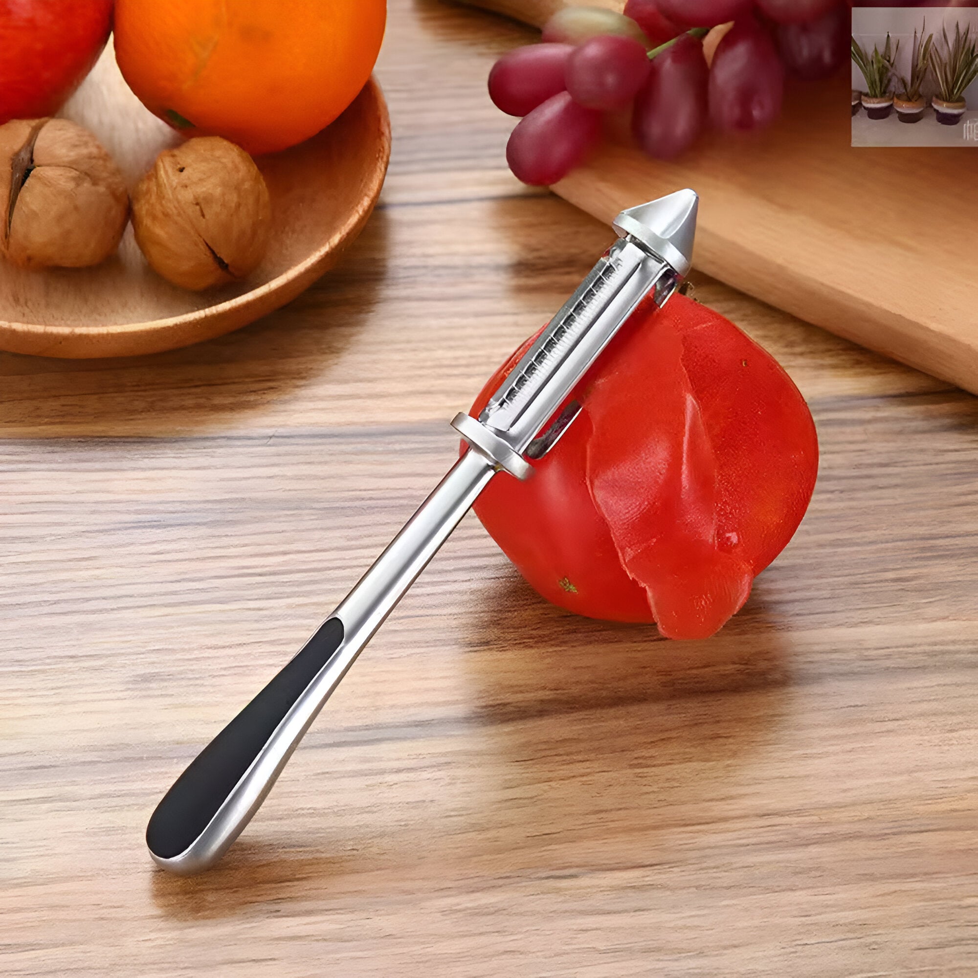 Vegetable Peeler with Bottle Opener Stainless Steel