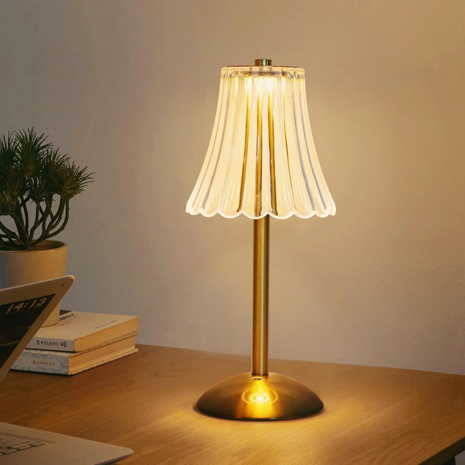 Cordless Touch Crystal LED Table Lamp