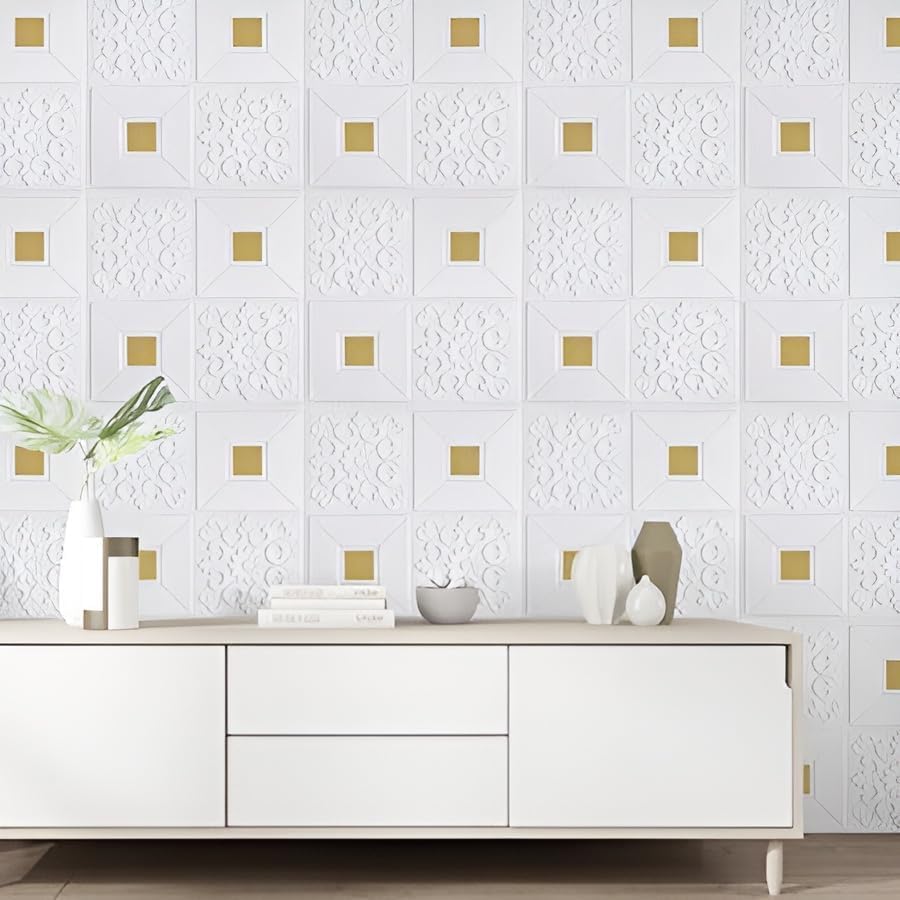 Wallpaper for Walls 3D Self Adhesive - Gold Dot